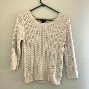 H&M sweater- cream colored. S
